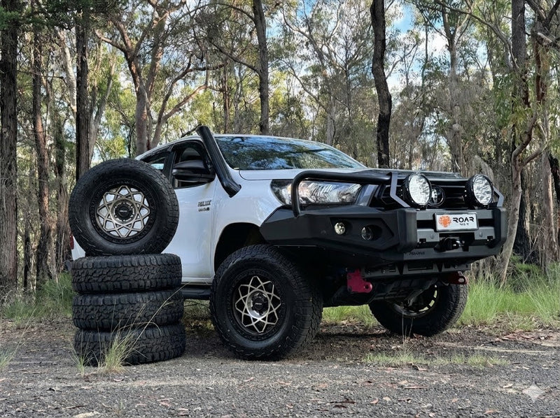 Roar 4x4 DX005 17x9 Matte Black Alloy Wheel - Front Face