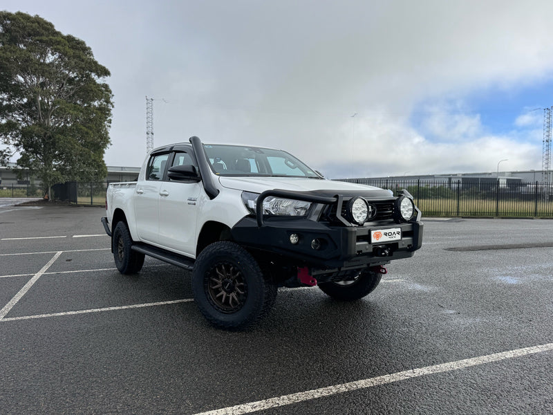 Roar 4x4 Stainless Steel Snorkel - Toyota Hilux N80 Series 4″ Stainless Steel Snorkel Short Entry - Product Shot