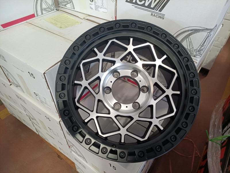 17x9 DX005 Matte Black Alloy Wheel – 6x139.7 PCD | Fits Hilux, Ranger, D-MAX & More