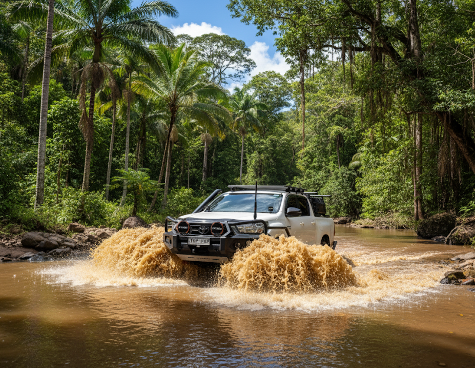 Roar 4x4 Stainless Steel Snorkel - N80 Stainless Steel Snorkel - Suits Hilux 09/2015- Current - Product Shot