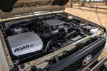 Toyota LandCruiser 70 Series engine bay with Roar 4x4 aluminium airbox fitted