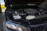 Nissan Navara NP300 engine bay with Roar 4x4 aluminium airbox fitted