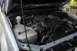 Mitsubishi Pajero V90 engine bay with Roar 4x4 aluminium airbox fitted