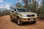 Vintage Gold Prado 120 with stainless Roar 4x4 snorkel fitted
