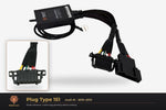 Plug type 151 — Audi A1 · 2010–2013 — clear side-inset studio — please match to confirm your vehicle