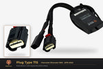Plug type 715 — Chevrolet Silverado 1500 · 2019–2022 — clear side-inset studio — please match to confirm your vehicle