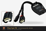 Plug type 715 — Chevrolet Silverado 1500 · 2019–2022 — clear side-inset studio — please match to confirm your vehicle