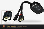 Plug type 715 — Ford Endura · 2018–2019 — clear side-inset studio — please match to confirm your vehicle