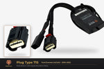 Plug type 715 — Ford Everest UA/UA2 · 2016–2022 — clear side-inset studio — please match to confirm your vehicle