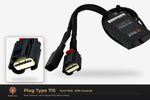 Plug type 715 — Ford F350 · 2010 onwards — clear side-inset studio — please match to confirm your vehicle