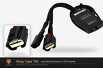 Plug type 715 — Land Rover Discovery 5 · 2017 onwards — clear side-inset studio — please match to confirm your vehicle