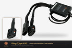 Plug type 830 — Toyota Hilux N80 · 2020 onwards — clear side-inset studio — please match to confirm your vehicle