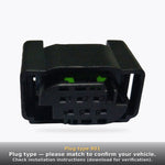 Plug type 801 — please match to confirm your vehicle. Check installation instructions (download for verification).