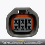 Plug type 831 — please match to confirm your vehicle. Check installation instructions (download for verification).